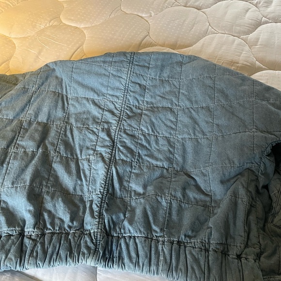 Free People Blue Quilted Puffer Jacket - Picture 10 of 12